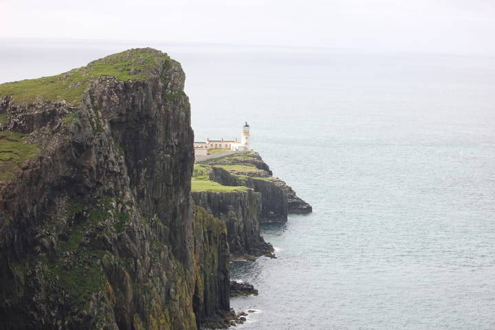 Isle of Skye: A lighthouse and beach